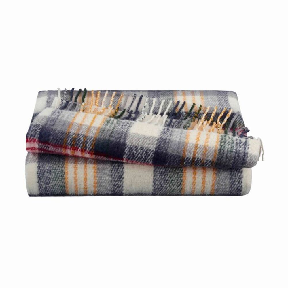 Vellux Mohair Plaid Throw